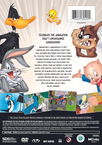 Looney Tunes: Best Of WB 100th Anniversary Platinum Collection Complete Volume 1 + Volume 2 + Volume 3 image 4