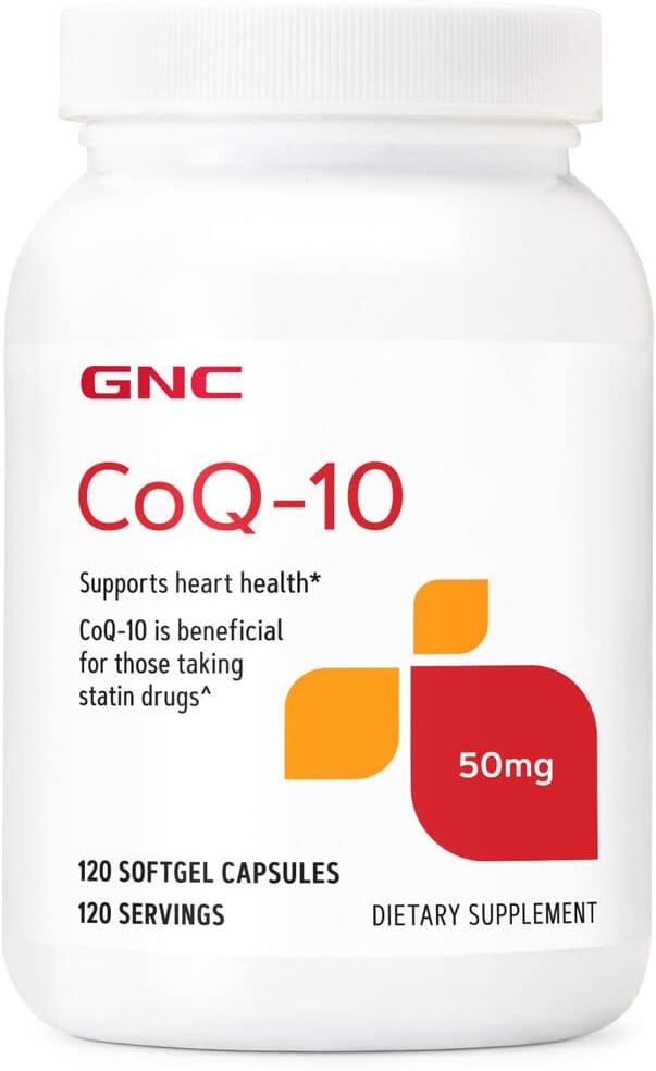 GNC CoQ10 50mg Supports Heart Health, Beneficial for