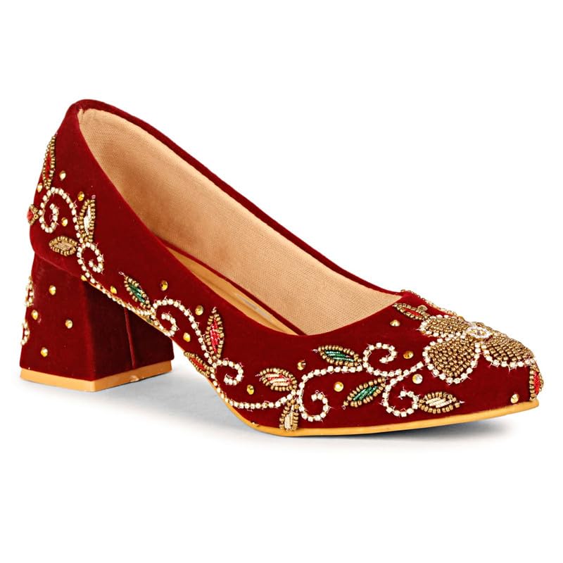 AFUZI Casual Stylish Comfortable Heel Bellies for Women and Girls – Fashionable Slip On with Elegant Design Perfect for Occasions AFUZI Casual Stylish Comfortable Heel Bellies for Women and Girls – Fashionable Slip On with Elegant Design Perfect for Occasions