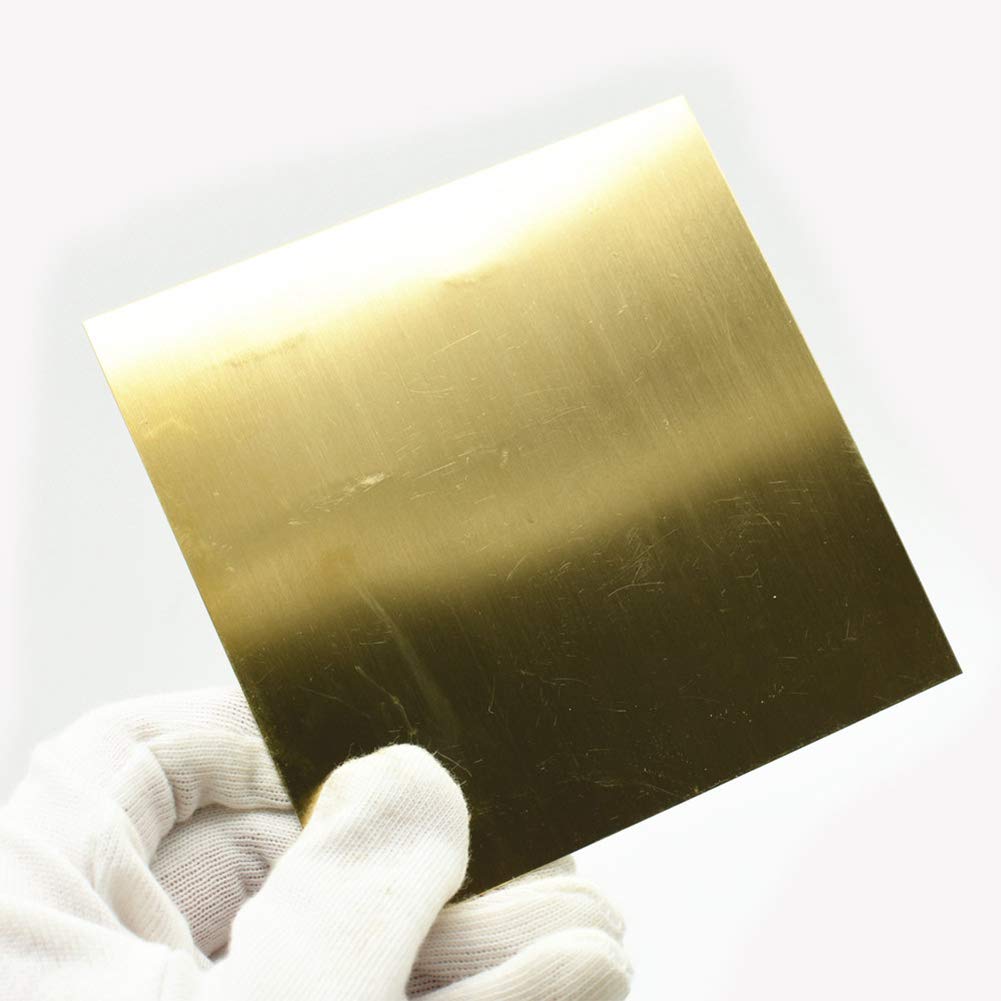Czysta miedź, H62 blacha mosiężna cienka taśma miedziana płyta płaska taśma Cu metalowy panel Latten do spawania metali, 2,5 mm * 200 mm * 300 mm(4.0mm*200mm*300mm)