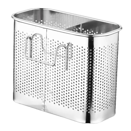 Porta Utensilios Metálicos | Soporte Metálico Portátil de Secado con Gancho,Escurridor De Utensilios | para fregaderos de cocina, encimera, hogar, casa, interior, restaurante, tenedores, cubiertos