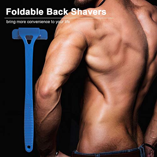 Andoer Máquina de barbear costas para homens Ferramenta de remoção de aparador de cabelo de barbear
