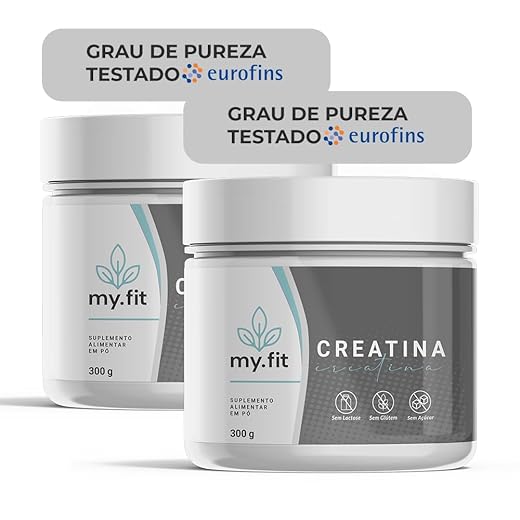 Kit 2x Creatina 100% Pura - Monohidratada, Laudo de Pureza Disponível - Total 600g