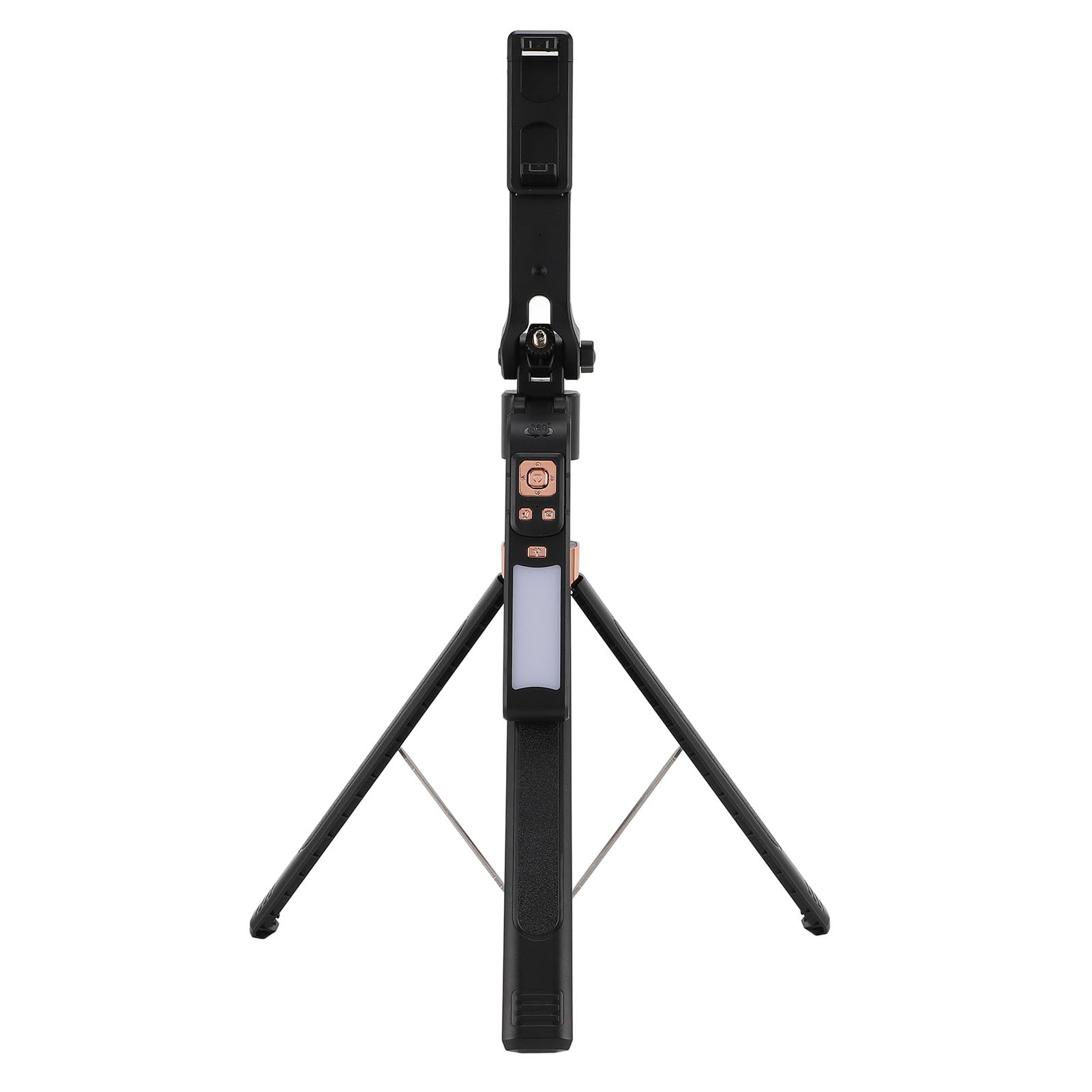 Treppiede per Telefono, Selfie Stick, Tracciamento Automatico del Volto, Controllo Gestuale, 40 Luci LED, Selfie Stick Estensibile, Kit per Vlogging con Telecomando per Registrazione Video su