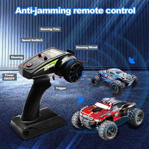 Image of Rc Drift Car 1:16 Scale RC Drift Car, 40KM /H 4WD 2.4GHz Remote Control Cars with LED Light, Racing and 4 Drifting Wheels, 1 Rechargeable Batteries, Perfect Toy