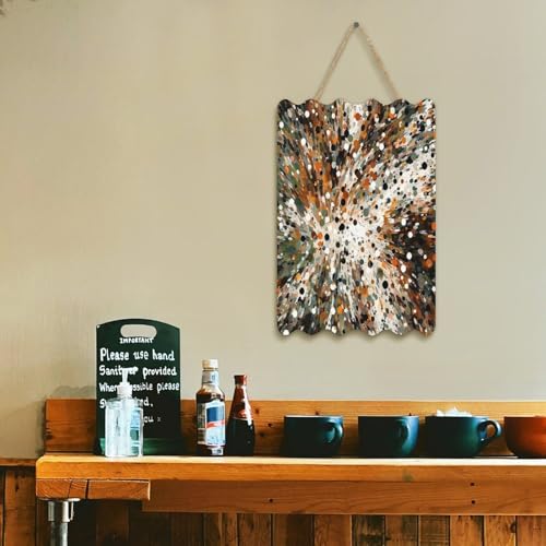 Posters à suspendre prêts à accrocher, petite œuvre d'art en bois - 7