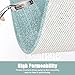 Shower Mat Bathtub Mat Non-Slip - 24x24 Inch, Soft Comfort Bath Mat with Drainage Holes, PVC Loofah Massage Bathmat for Shower, Tub, Bathroom, Wet Areas, Quick Drying