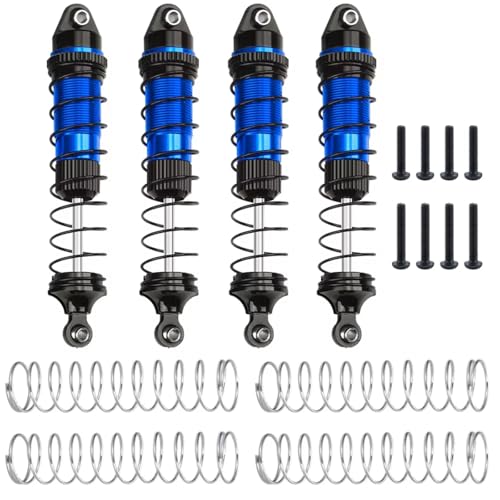 Amortisseur RC Losi Mini LMT suspension voiture aluminium rechange accessoire bleu