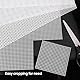 Luckwaii 10 Stück Kunststoffgitter Plastic Canvas Sheets Kunststoff Netzblätter Leinwand Pad Kreuzstich Netzgewebe Knoten Segeltuch Plastic Mesh Canvas Weiß DIY Taschenzubehör 30 * 20cm für Bastel