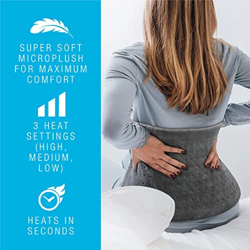 Coussin chauffant avec option chaleur humide et arrêt de 2 heures - 3