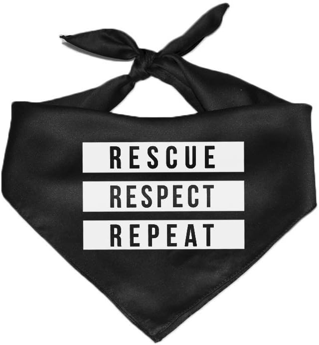 Arm The Animals Rescue Respect Repeat (3 R's) Pet Dog Cat Bandana