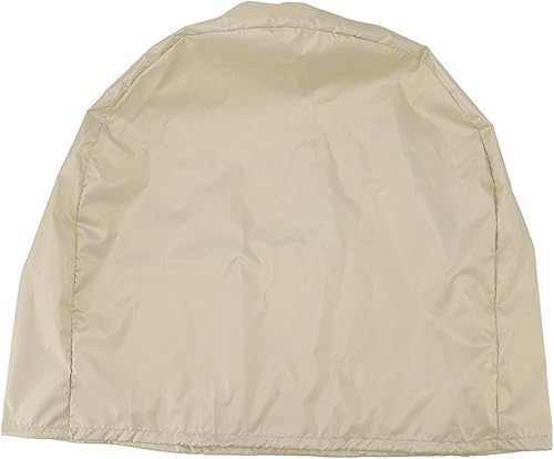 Miniatura 6 de Hztyyier Cubierta de ventilador industrial Cubierta exterior Sun a prueba de polvo de tela Oxford con revestimiento plateado impermeable (beige)