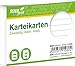 Produktbild RNK 115080 - Karteikarten liniert, 5 mm weiß, DIN A8, 1 Packung à 100 Karten