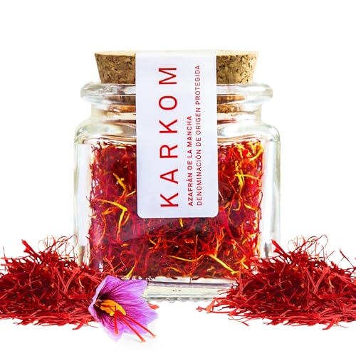 Safran en Filaments DOP, Safran Premium 100% Naturel, Safran en Filaments pour Paella Élaboré de Manière Traditionnelle, Épice pour Cuisiner, Filaments de Safran de Qualité Supérieure (1 gr)