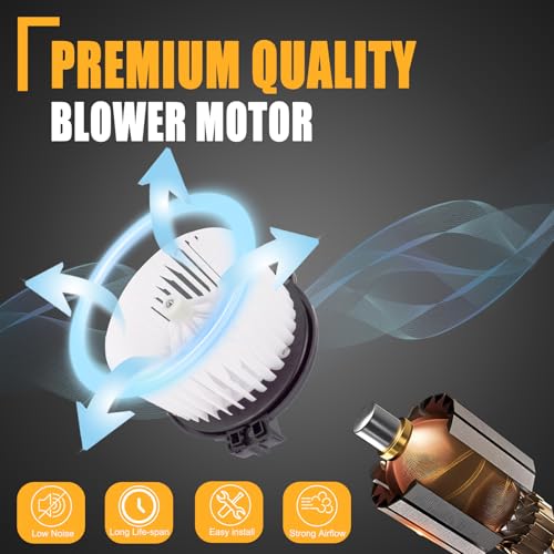 Image of GSPSCN 700228 Front HVAC Heater Blower Motor # 72223AJ01A,19130001 | Fit For Toyota Sienna 2006-2010,Subaru Legacy Outback 2010-2019,Cadillac CTS SRX STS,Lexus RX330 RX350 RX400h