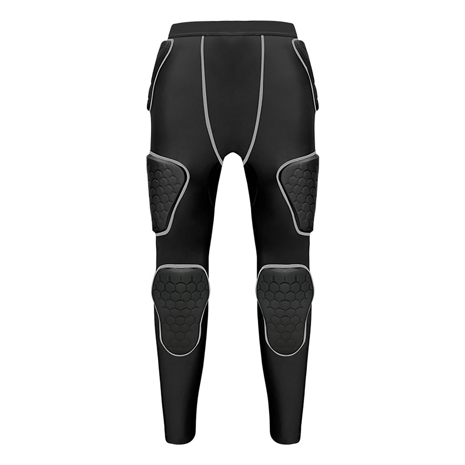 Pantalon de compression rembourré pour homme - Ceinture de football - Legging athlétique pour football, basketball, paintball - Legging avec compression