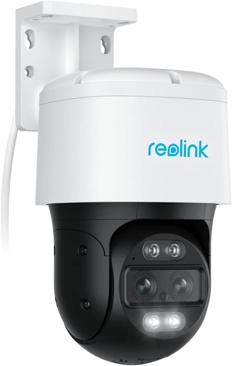 REOLINK PTZ Security Camera System 4K, IP PoE 360 Camera with Dual-Lens ...