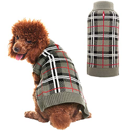 Plaid Dog Sweaters & Hoodies for Fall