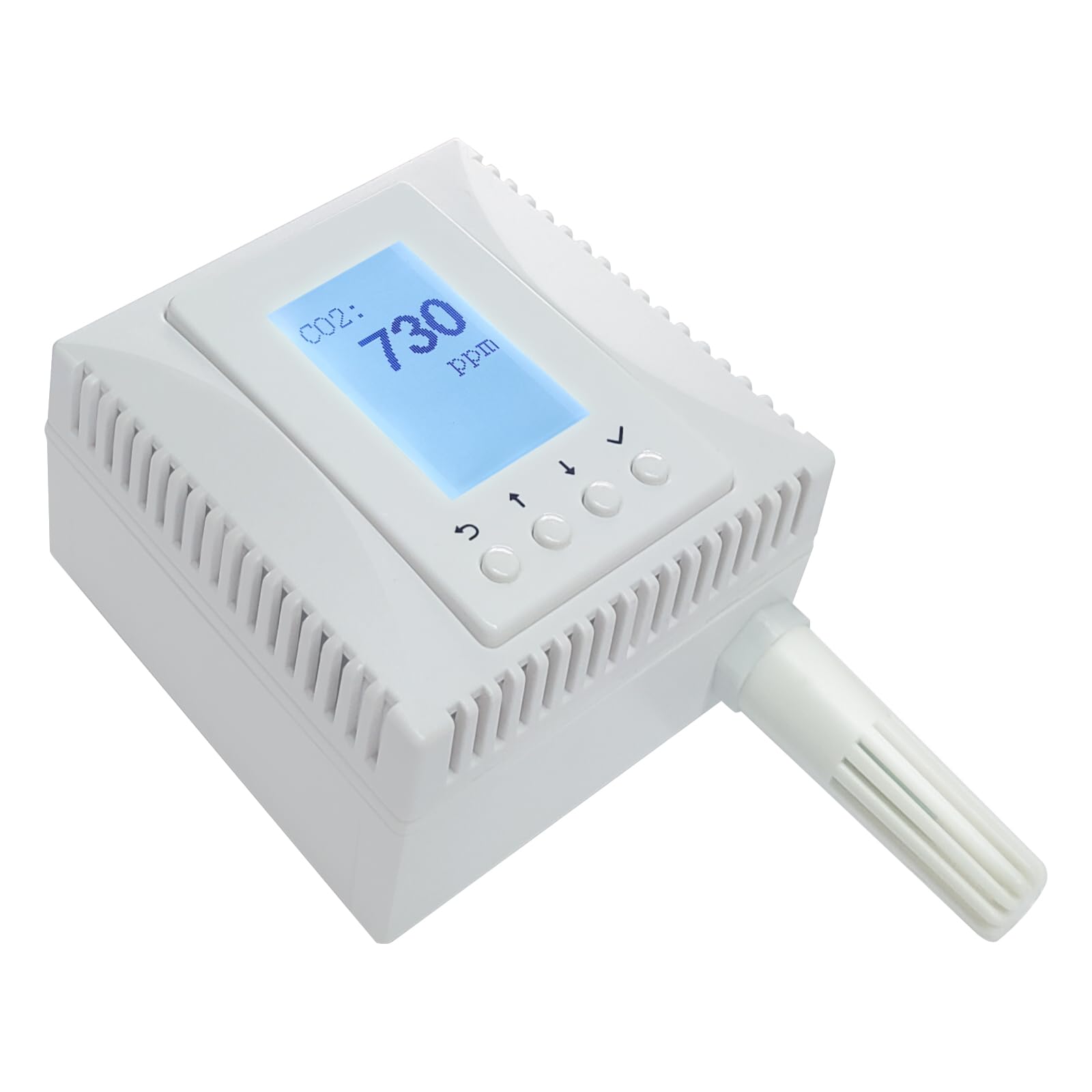 Monitor de temperatura/humedad/dióxido de carbono, sensor AWS y Azure Lot, compatible con múltiples protocolos con SSL: MQTT, BACNET, SNMP, Modbus TCP.POE fuente de alimentación. (MN-NCO2TH)