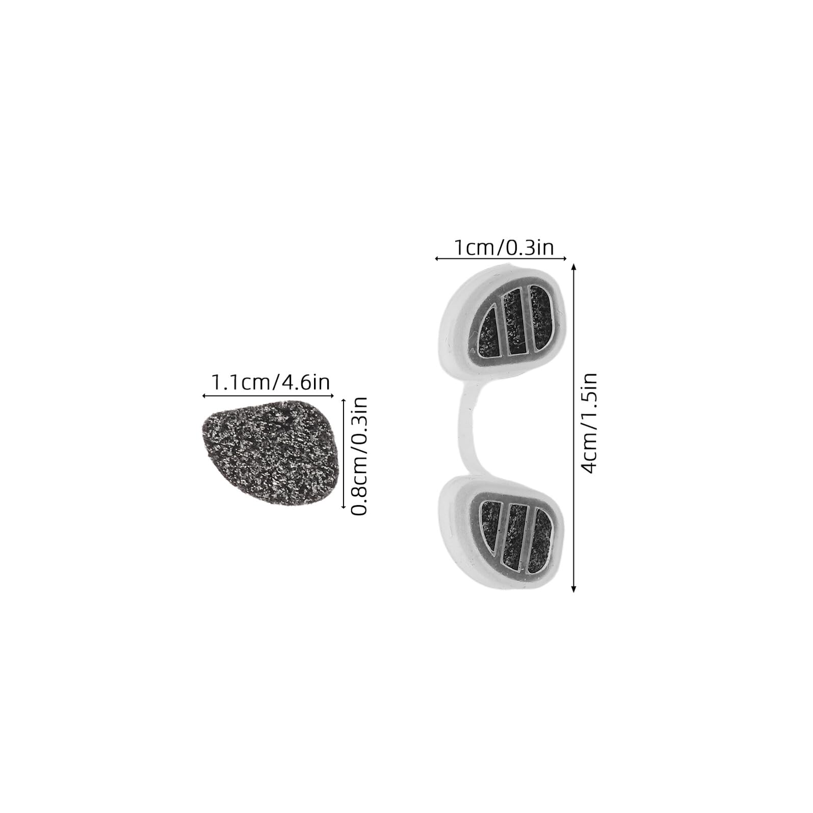 Nose Filters with Carbon Nasal Screen for Allergies Dust Discreet Protection for Spray Tanning Welding