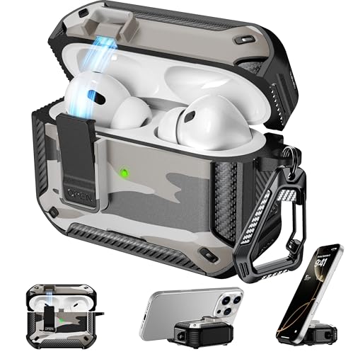 Image of RFUNGUANGO for AirPods Pro 2 Case, Snow Camo