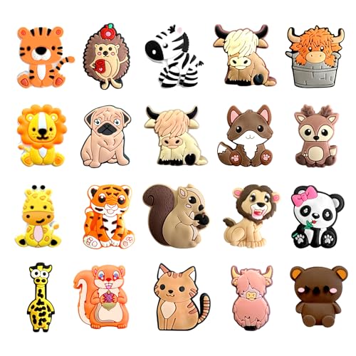 20Pcs Knitting Needle Stoppers Cute Animals...