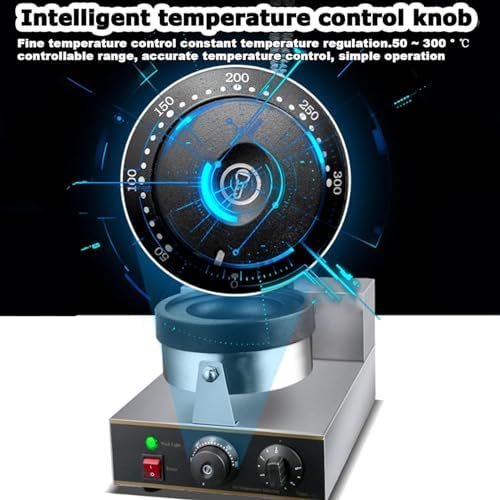 Burger Machine, Commercial Hamburger Press, Ice Cream Waffle Maker, Non-Stick Electric Press, Adjustable Temperature