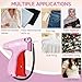 ANTAND Stitch Gun for Clothes, Tagging Gun for Clothing, Handheld Quick Sticky Sewing Micro Tag Gun Fixer Hemming Pants Tool Instantly, Includes 6 Needles and 1000 Fasteners (Pink)
