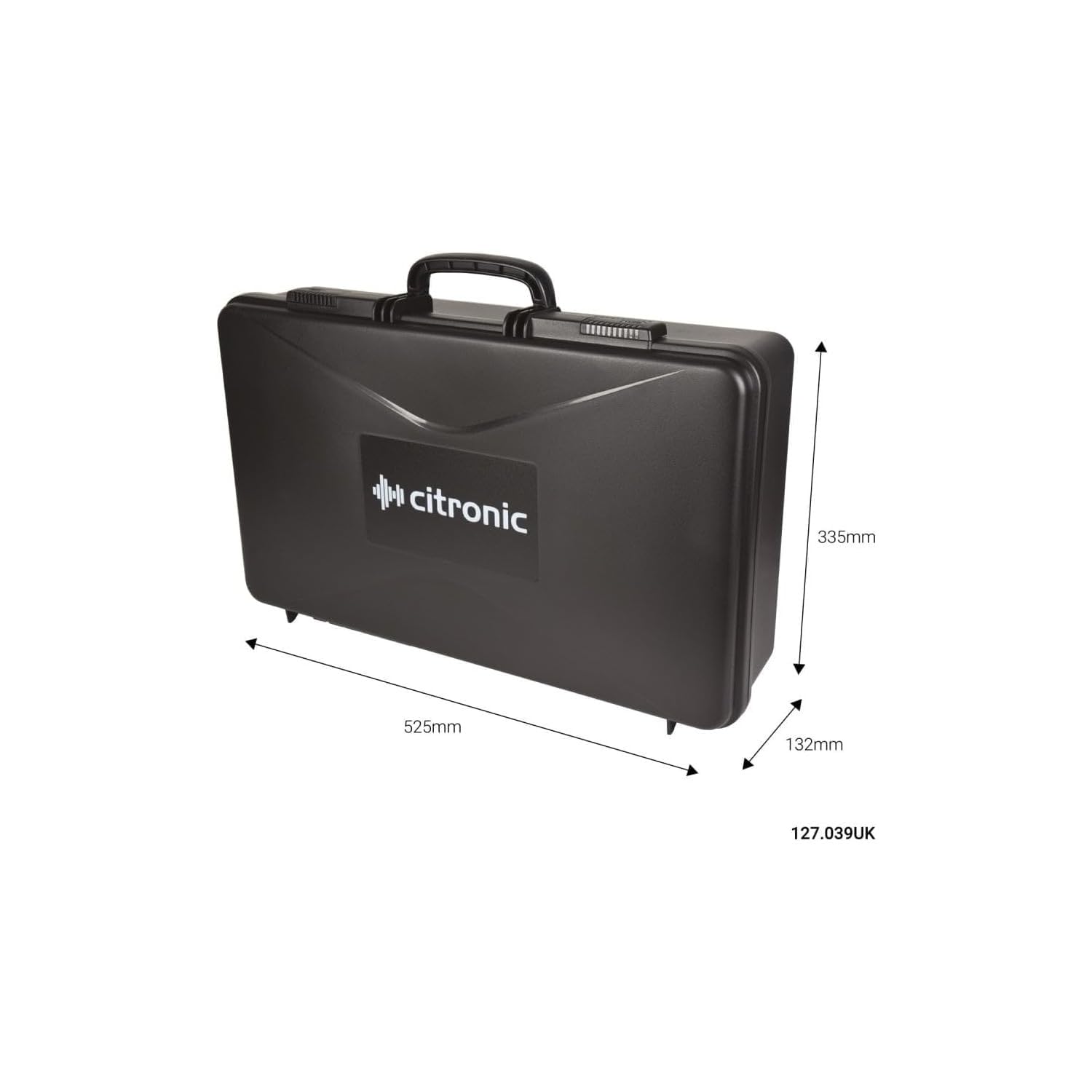 Citronic ABS geformte Tragetasche zum Schutz von Mischern, Mikrofonen und vielem mehr 525mm Width