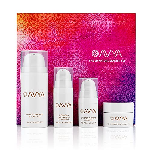 Avya skincare discovery starter set | anti-aging | gentle cleanse…