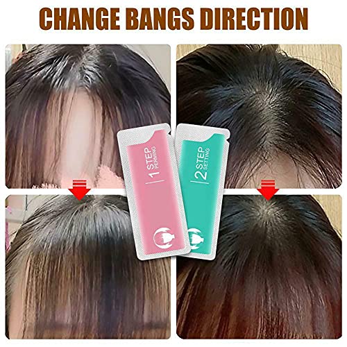 Afwerkingscrème voor gebroken haar, reparatiemiddel voor pony's, 1+2 combinatie tot correctie van pony permanenten… - Image 4