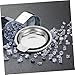 Gogogmee 2pcs Stainless Steel Weighing Trays Reusable Scale Pans for Food Jewelry and Powder Smooth Surface for Safe Weighing Design for Kitchen and Store Use