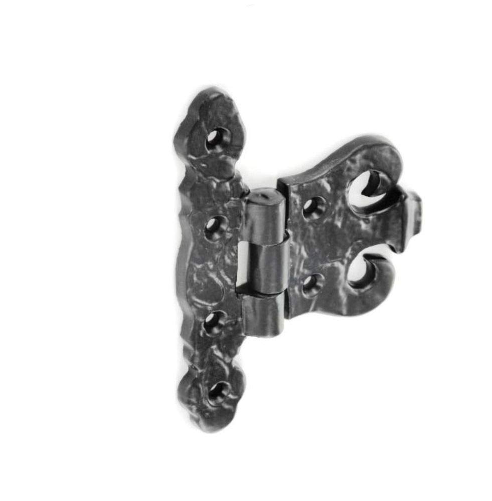Pair of Antique Black Cupboard Door Hinge – 100mm