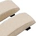 Amagogo Office Chair Armrest Pad Arm Padding Comfortable Thick Nonslip Bottom Desk Chair Armrest Cushion Elbow Cushion for Recliners, Beige