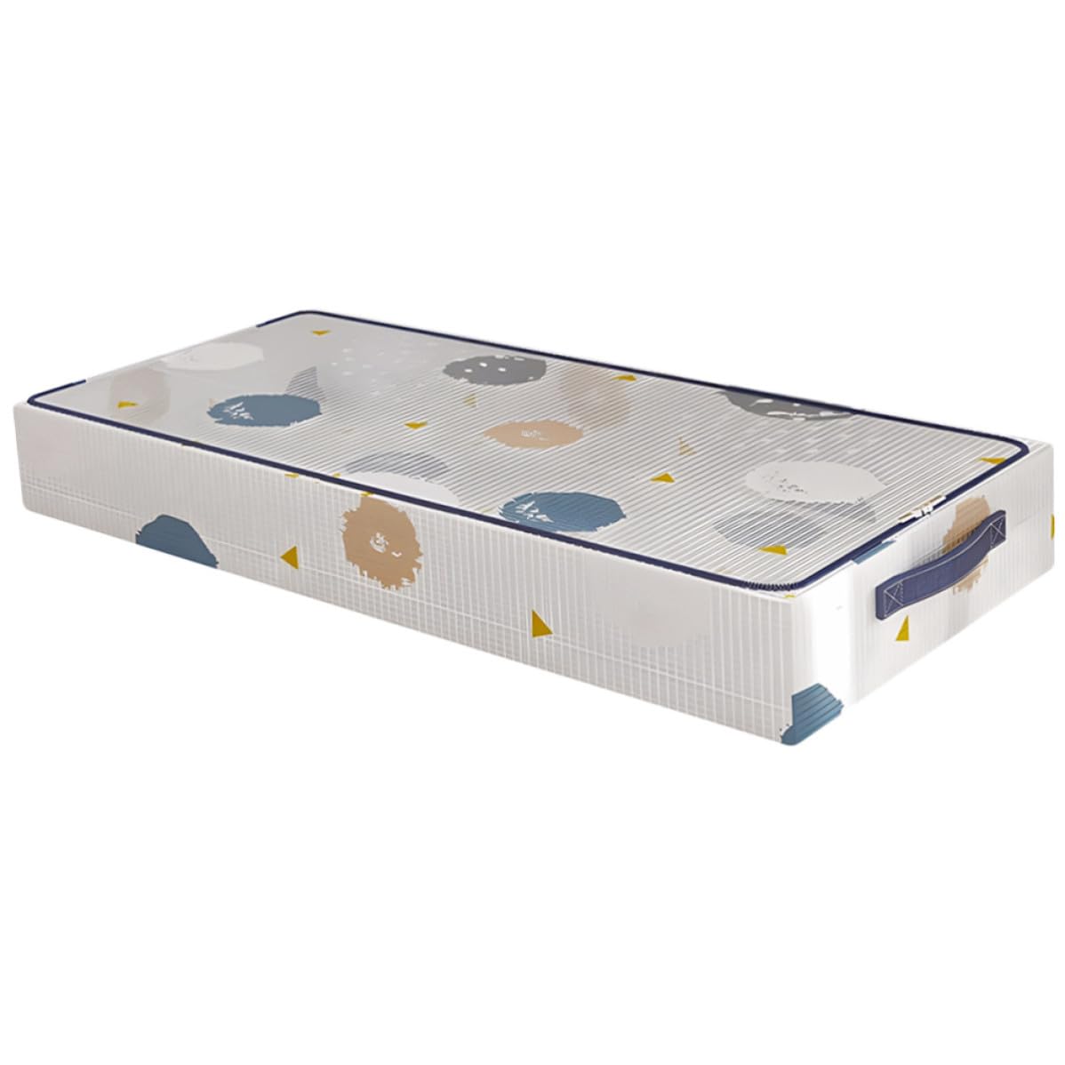 Bolsa de almacenamiento plegable debajo de cama con cremallera para ropa y mantas