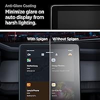 Vista 5 de Spigen Tempered Glass Screen Protector [GlasTR EZ FIT] designed for Polestar 2 (2021/2022/2023/2024/2025/2026) 11.2 inch Dashboard Touchscreen