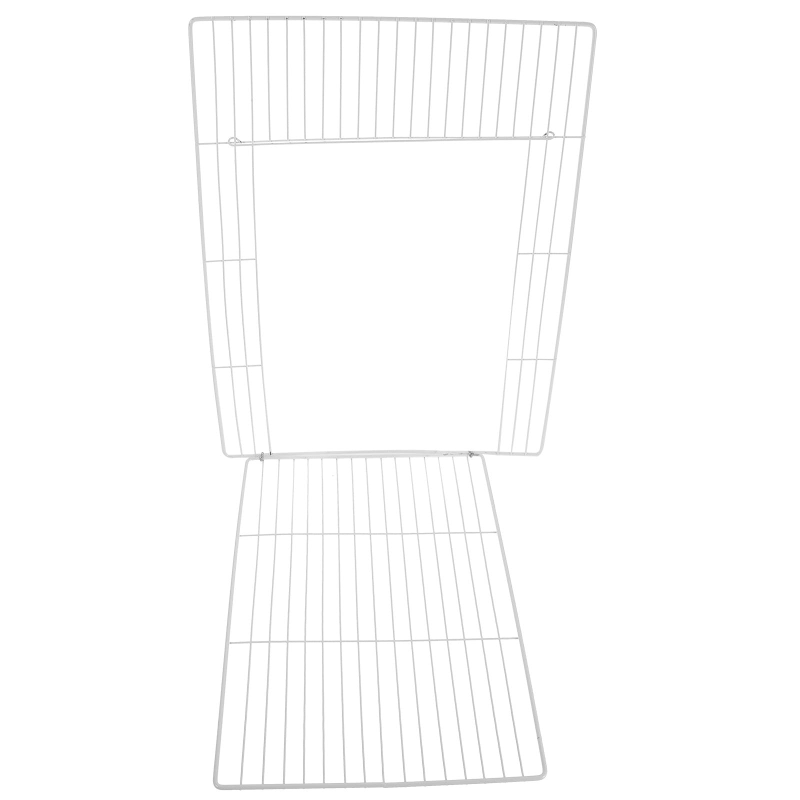 Veemoon Türpaneel Haustierkäfig 35x45cm Dichtes Metall Gitterpaneel mit Einseitig Faltbarer Tür Gittertür Katzenstall für Kaninchen und Kleintiere Modulare Erweiterung für Katzenvilla