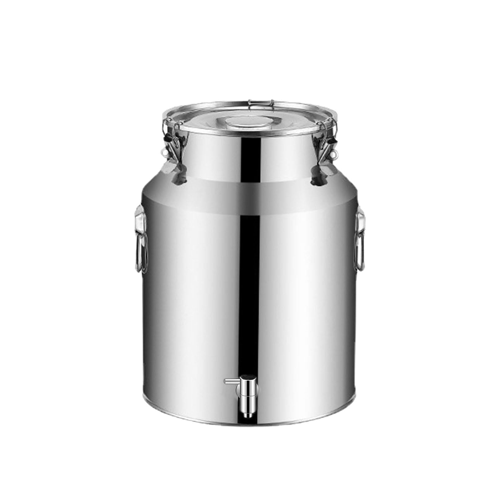AYCDL Pail Milk Can Bucket,201 Stainless Steel Bucket with Spigot, Storage Sealed Barrel for and Liquid Storage,22L