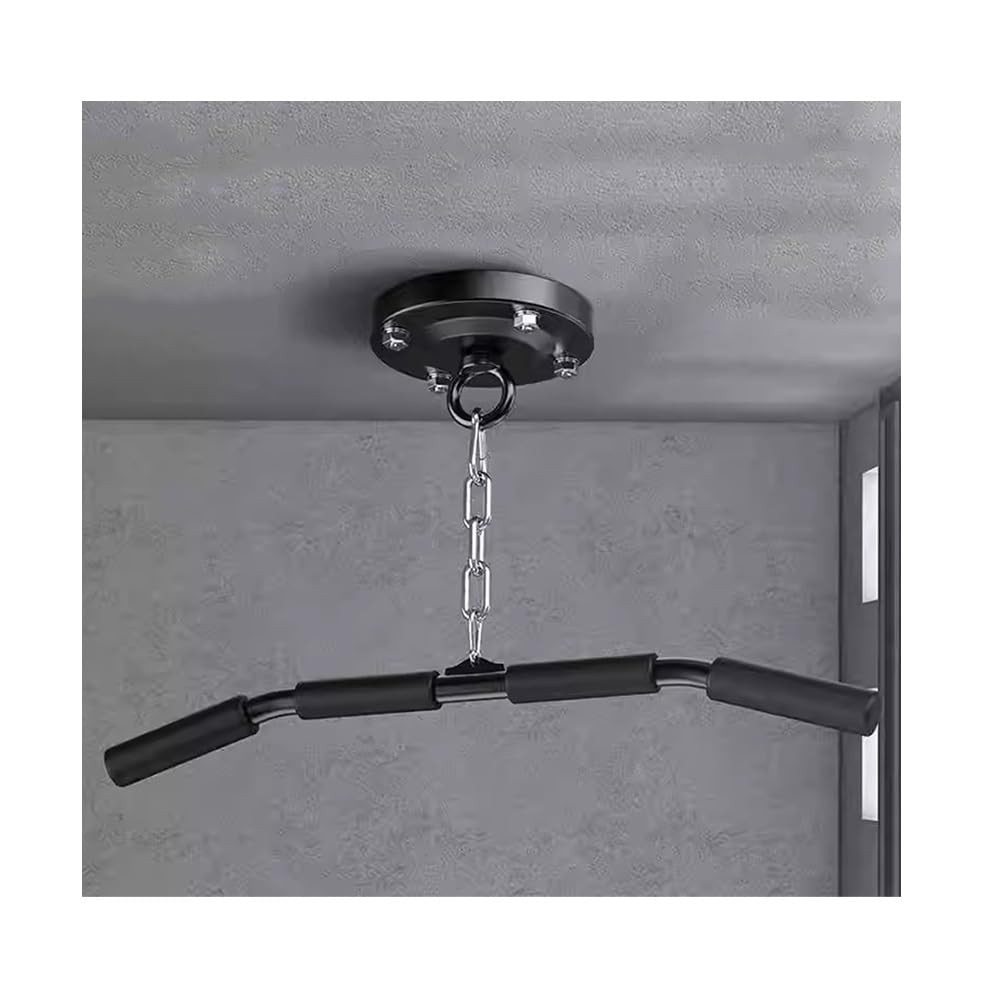 GRRICEPL Heavy Punch Bag Wall Bracket, Boxing Bracket Shock Absorber Frame, 360°Rotatable, Suspension Bracket Fixing Plate, Can Bear 500kg, Sandbag Hanging Type (Color : Black-B, Size : 160x80mm)