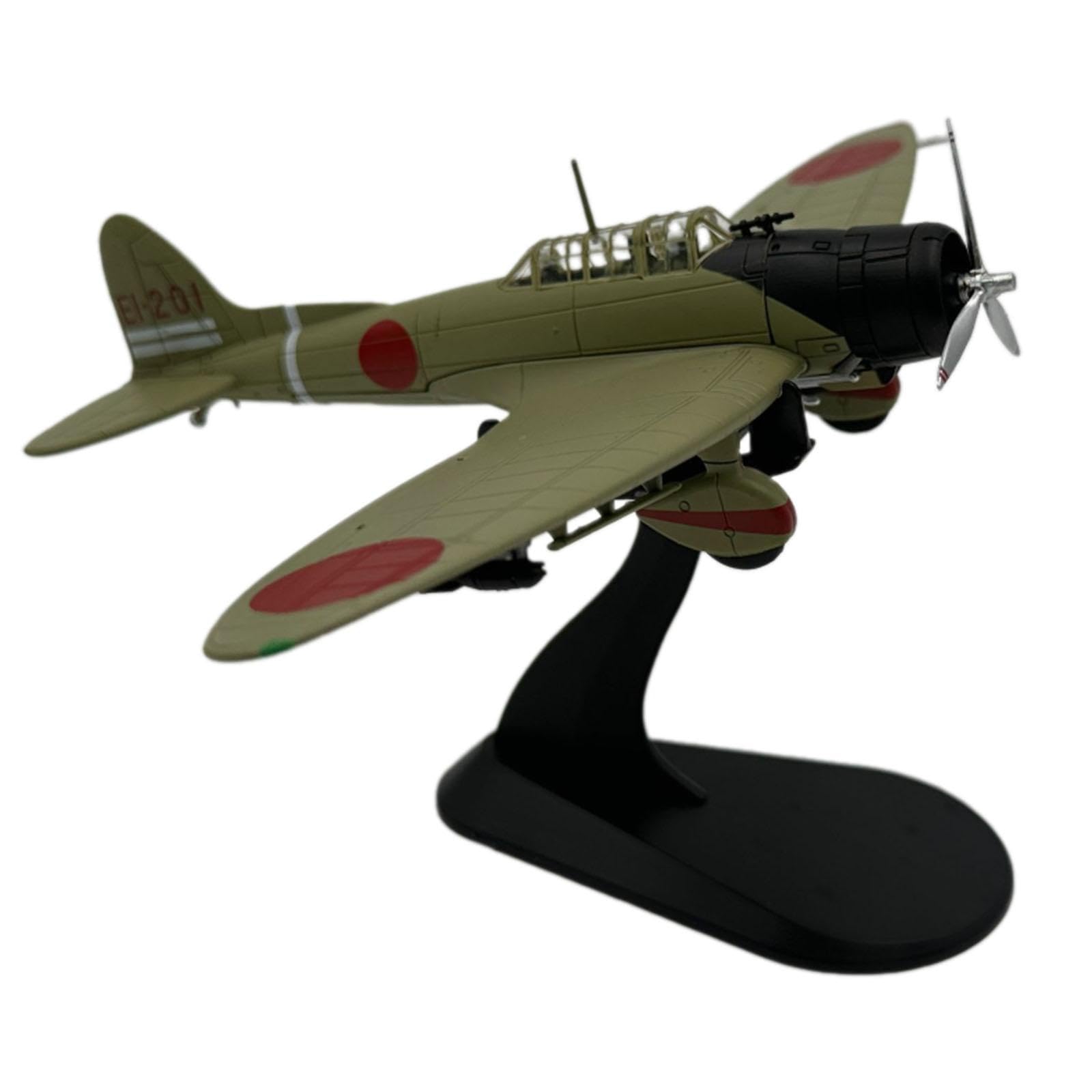 Modellino di Aereo da Caccia con Supporto Espositivo, Commemorazione, 1:72, in Metallo Pressofuso.
