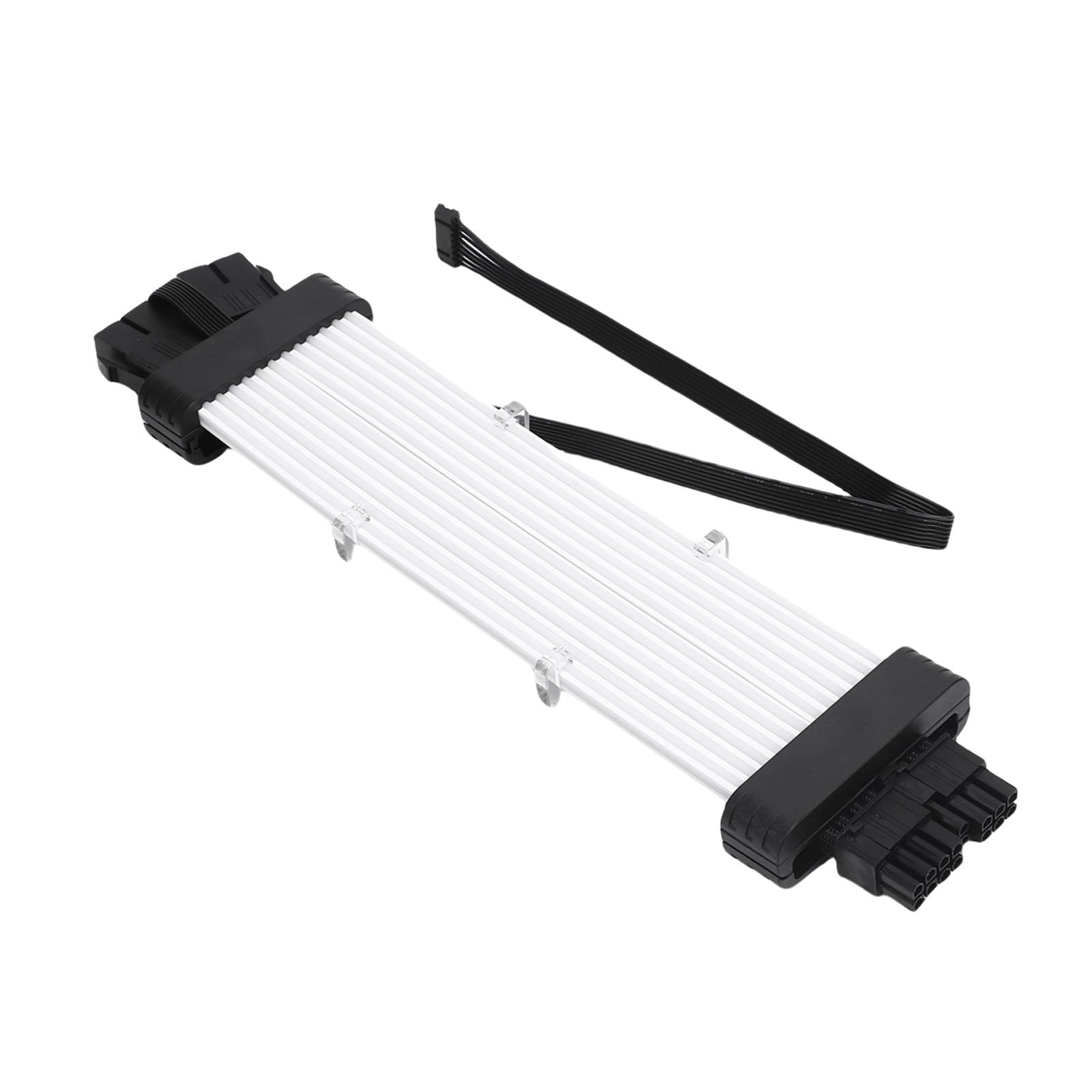Topiky Cavo PSU ARGB 120 Perline Luminose 5V per Custodie di Computer Cavo di Alimentazione Al Neon con Effetto Luce Meteoritica per gli Appassionati di PC Materiale Siliconico (#2)