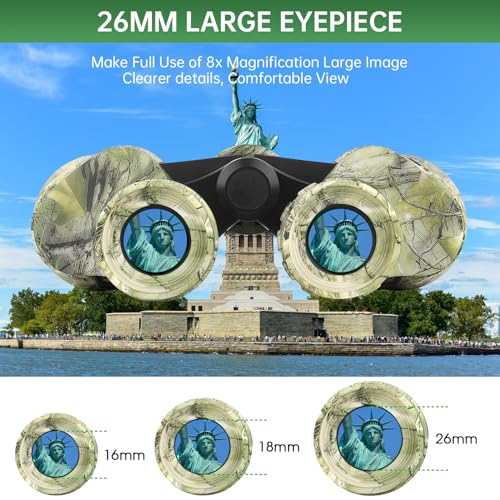 Image of 20x50 High Powered Binoculars for Adults, Waterproof Binoculars with Low Light Vision for Bird Watching Hunting Camping Travel Cruise Hiking Sports Stargazing, Unique Gifts for Men