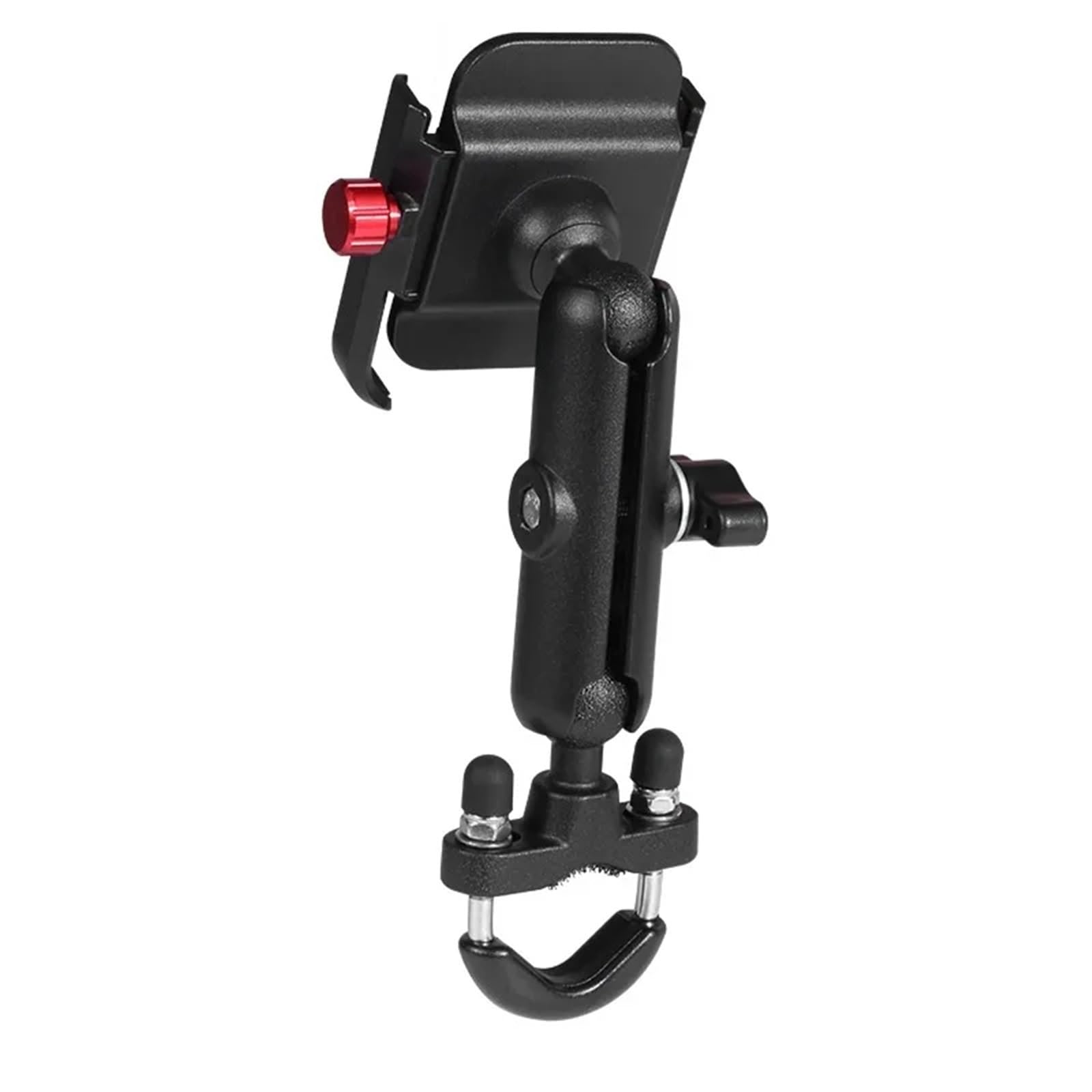 Supporto Cellulare Moto Supporto Mobile Universale Bici Moto Manubrio Alluminio 12-24V Con Caricatore USB Telefono Cellulare Specchietto Retrovisore(Rearview Charging)