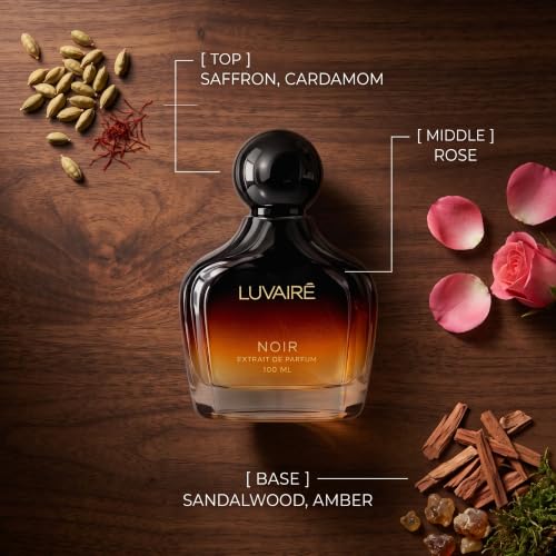 Luvairé Noir Extrait De Parfum for Men, 100ml - Image 3