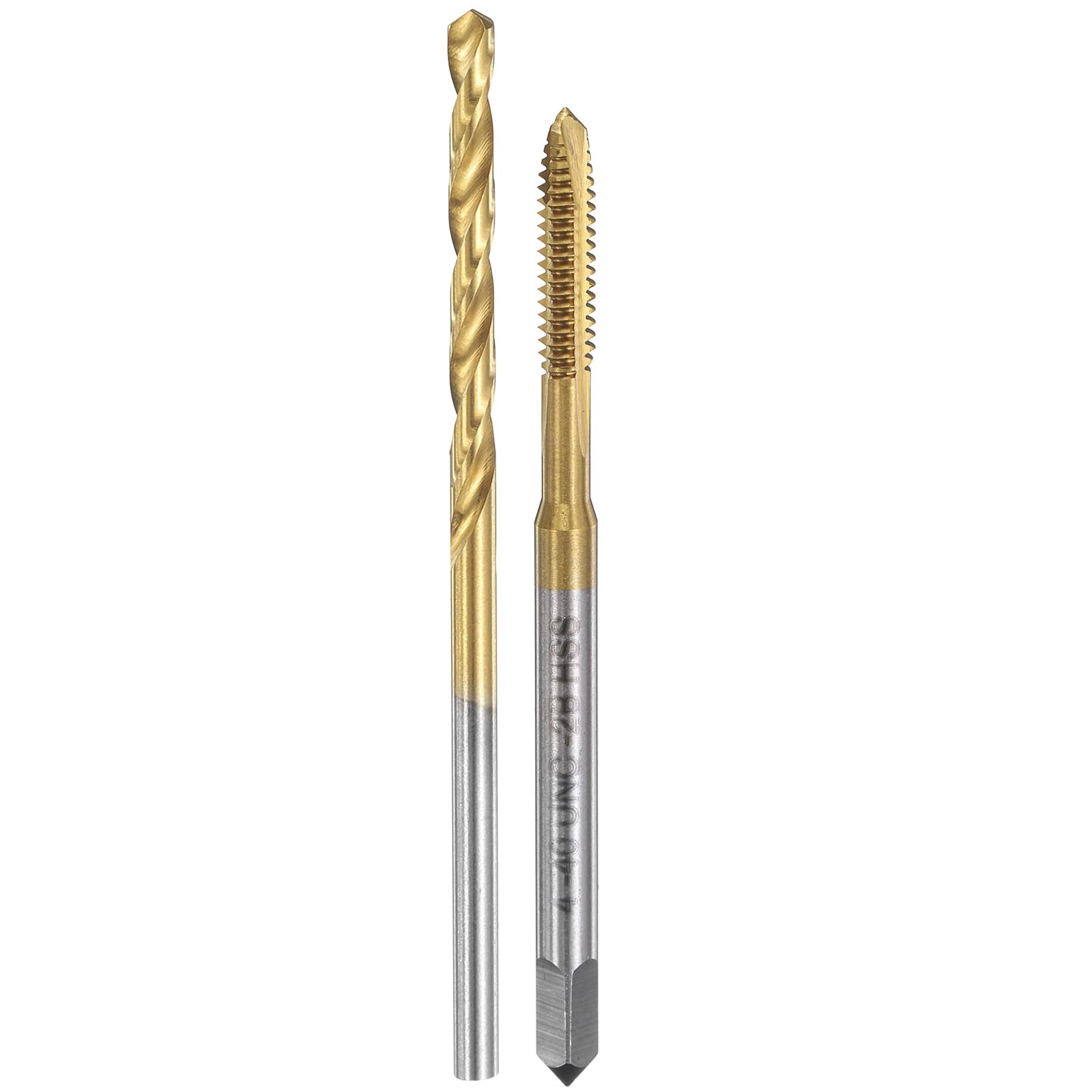 Taraud hélicoïdal UNC 4-40 et foret HSS-6542 au titane, outillage de haute durabilité