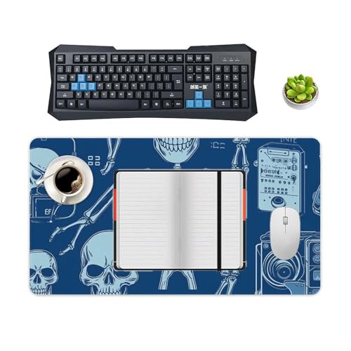 Tapis de souris de jeu squelette grand modèle imprimé - 4