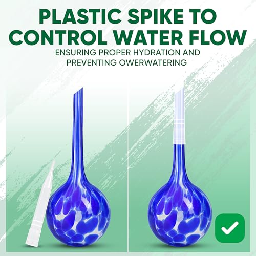 image for Mission Gallery Plant Watering Globes Set of 6 – Large Glass Bulbs (