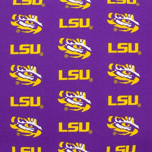 Image of College Covers Everything Comfy LSU Tigers 2pc Chair Cushion