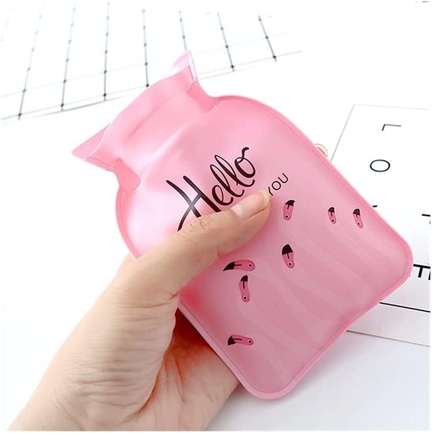 Hot Water Bottle, Winter Cute Warmer Bags Mini Hot Water Bottle Cartoon Hand Wamrer Water-Filling Hot Water Bag for Women Warm Warming Bag (Color : Random Style 1) (Color : Random Style 1)