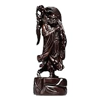 Amazon｜達磨大師坐像 高級天然黒檀木彫り達磨像 仏像 神像 仏教美術品